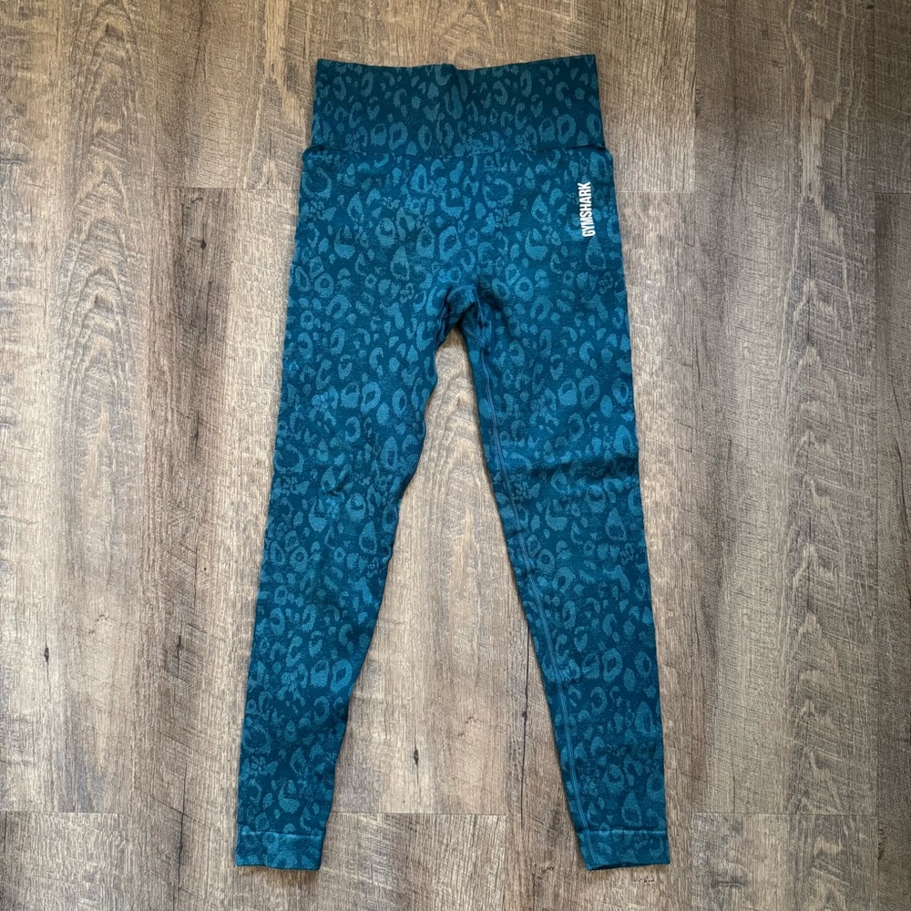 Gymshark Leopard blue Leggings
